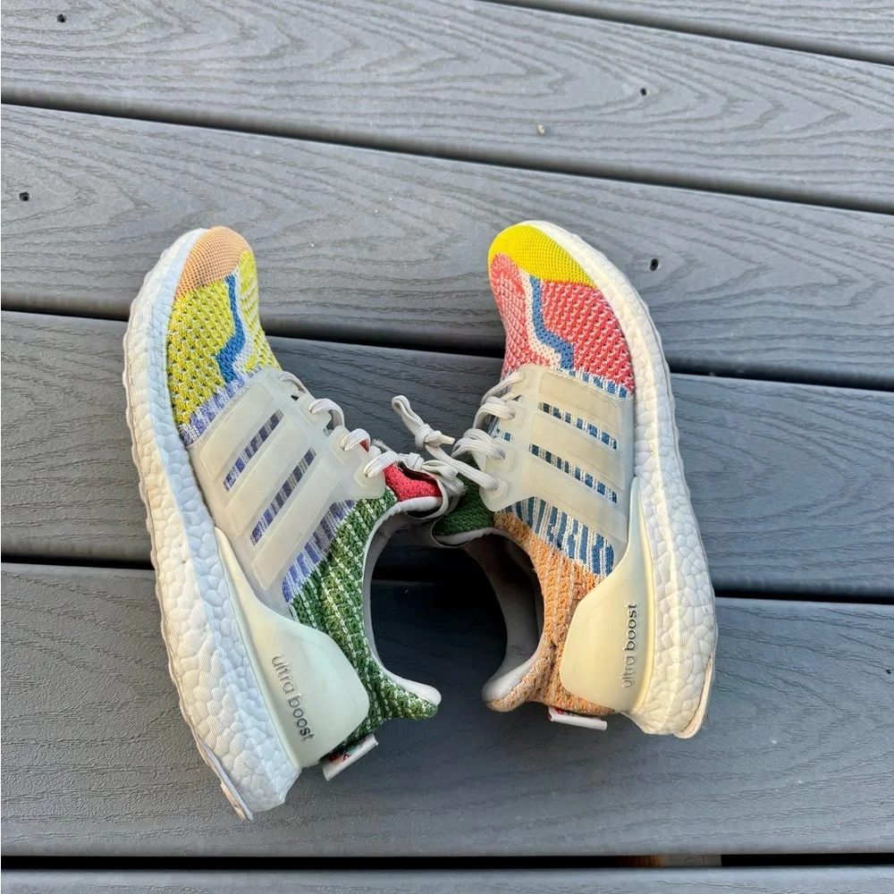Adidas UltraBoost Love Unites Pride Multicolor Sneakers Women’s 8 1/2